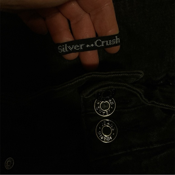 Silver Crush Women’s black skinny jeans size 5/6 - Picture 11 of 15